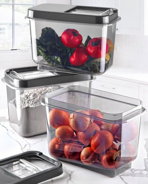 Orion Dóza na potraviny, velkokapacitní box SLOP, šedé posuvné víko - 7,5l