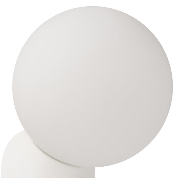 Sada 2 nástěnných lamp HELME Bílá
