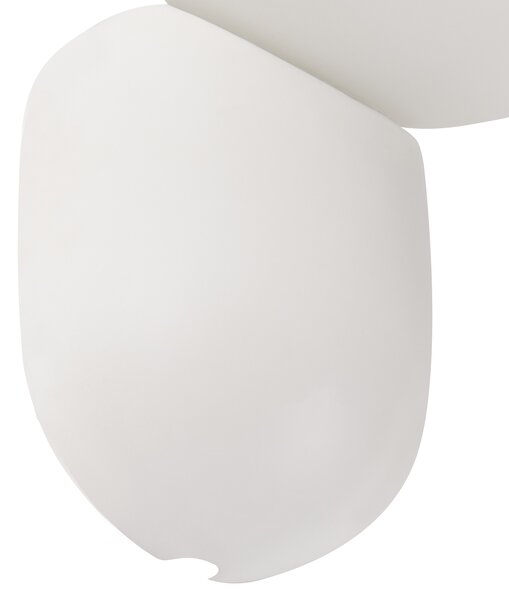 Sada 2 nástěnných lamp HELME Bílá