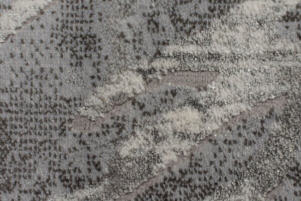 Flair Rugs, Kusový koberec Eris Arissa Silver, 120x170, šedá, chodba / předsíň