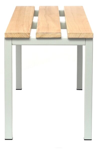 Lavice do šatny 150 x 35 x 45 cm, šedá - RAL 7035