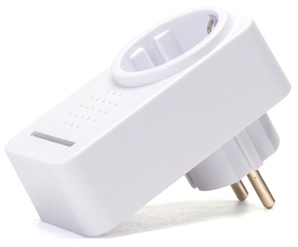 Aigostar - Bezdrátový zvonek do zásuvky 1Z 230V IPX4 bílá