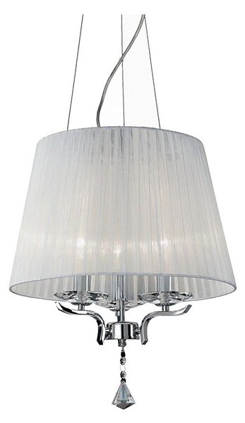 Ideal Lux - Lustr na lanku PEGASO 3xE14/28W/230V pr. 40 cm lesklý chrom