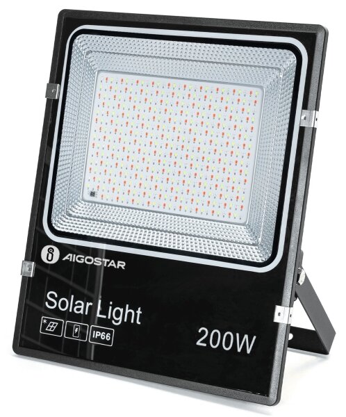 Aigostar - LED RGB Stmívatelný solární reflektor LED/200W/3,2V IP66 + DO