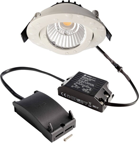 Deko Light 565388 Dione IP LED vestavné svítidlo, třída E (A - G), LED, pevně vestavěné LED, 8.5 W, bílá