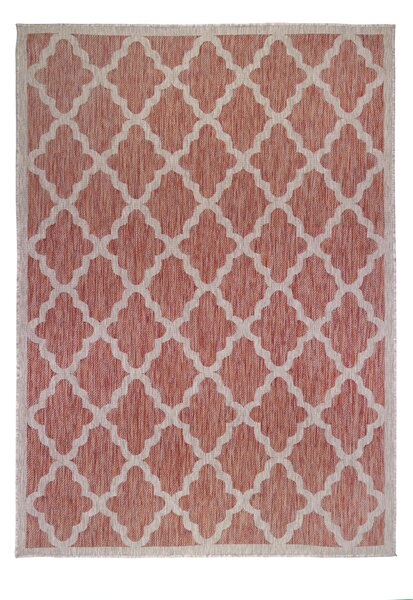 Flair Rugs koberce Kusový koberec Florence Alfresco Padua Red/Beige - 66x230 cm