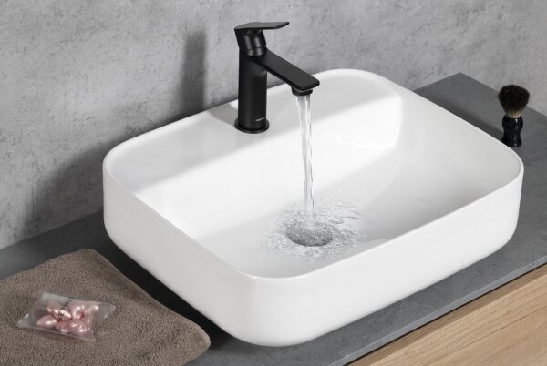 Sapho - Umyvadlová baterie PAX 16,5 cm matná černá
