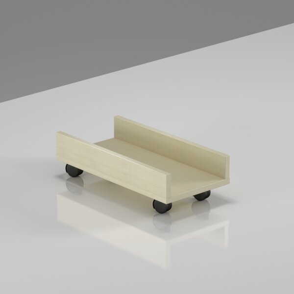NABYTEK-DESIGNOVY.CZ - KPC01 12 - Podstavec pod PC skříň KOMFORT, 50x25x14,3 cm, javor