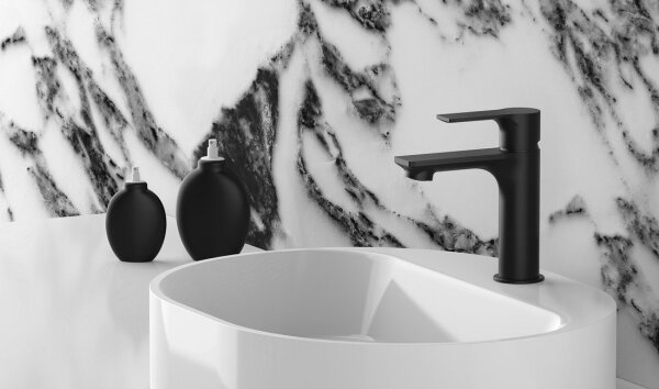 Sapho - Umyvadlová baterie PAX 16,5 cm matná černá