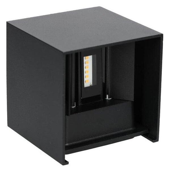 LED Venkovní nástěnné svítidlo QUERK 2xLED/3W/230V 3000K IP54 černá
