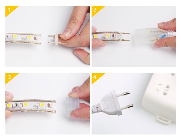 Aigostar - LED Venkovní pásek 50m LED/350W/230V 3000K IP65