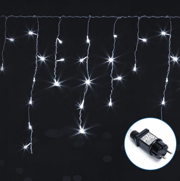 Aigostar -LED Venkovní dekorační řetěz 300xLED/6W/230V 15x0,6m IP44 studená bílá