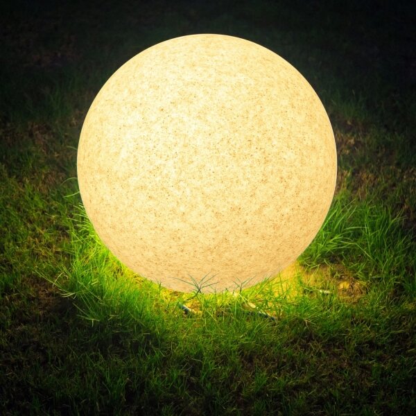Venkovní lampa ARGENTO 1xE27/15W/230V pr. 40 cm IP65 šedá
