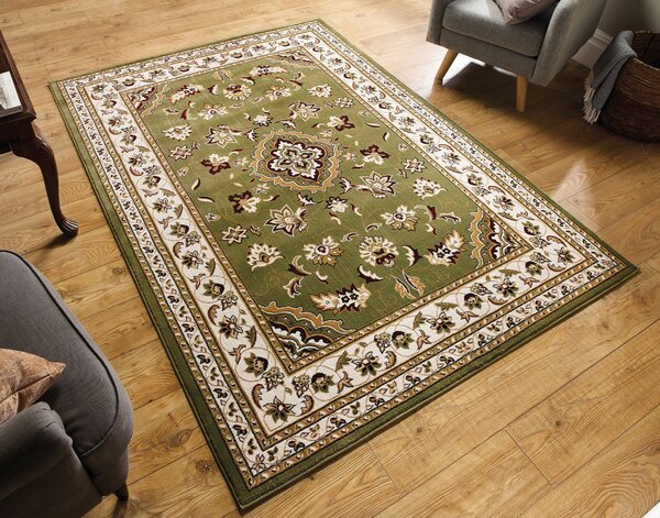 Flair Rugs, Kusový koberec Sincerity Royale Sherborne Green, 80x150, zelená, kancelář