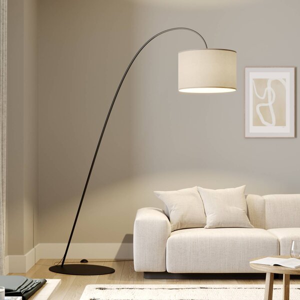 Nowodvorski Lighting Lampový stín Alice s textilním stínidlem, barva káva, Hnědá / rez, Obývací pokoj / jídelna, Textil / tkanina / hedvábí, Moderní