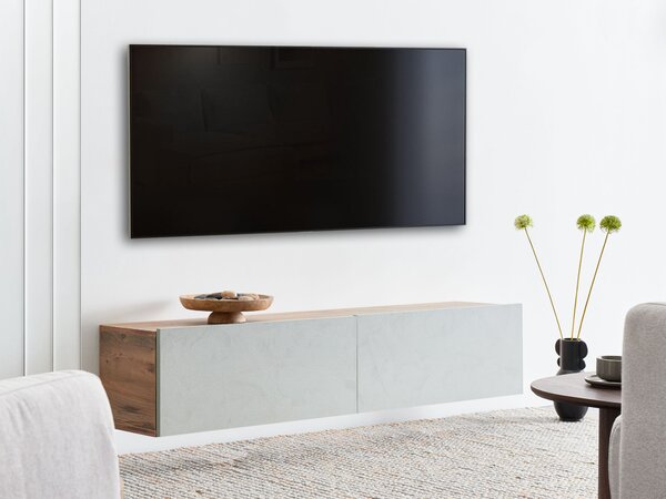 Nástěnný TV stolek GLADSTONE Světle zelená