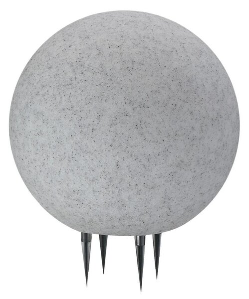 Venkovní lampa ARGENTO 1xE27/15W/230V pr. 30 cm IP65 šedá