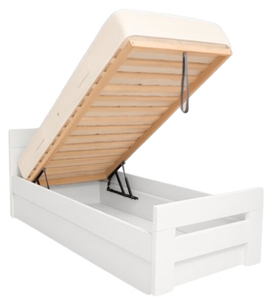Postel z masivu K2 BOX 90 - buk Buk natural