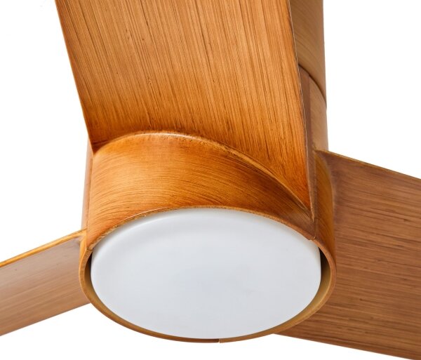 ZEVENTI - LED Stropní ventilátor BARROSA LED/18W/230V Wi-Fi Tuya hnědá + DO