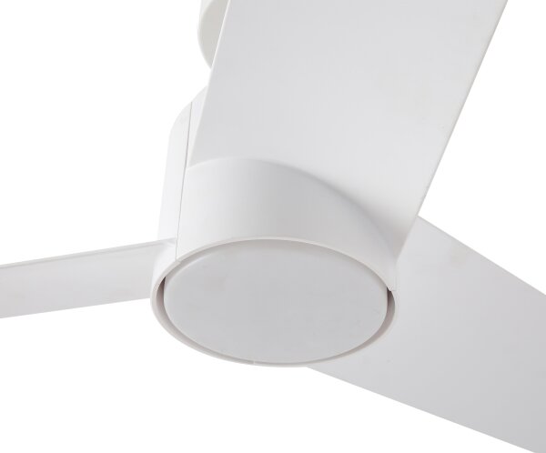 ZEVENTI - LED Stropní ventilátor ORVIETO LED/18W/230V Wi-Fi Tuya bílá + DO