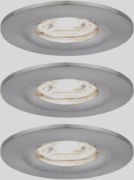 Paulmann 94301 EBL Nova mini Coin LED vestavné svítidlo, 4 W, železo, sada 3 ks