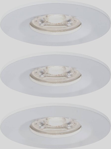 Paulmann 94299 EBL Nova mini Coin LED vestavné svítidlo, 4 W, bílá, sada 3 ks