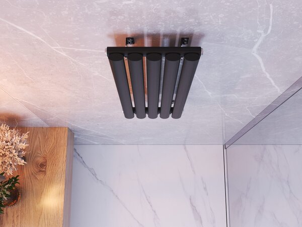 Gamma Verto, topné těleso 296x800 mm, 303 W, černá matná, GMA-VER-80296-BK