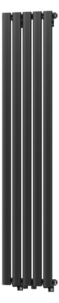 Gamma Verto, topné těleso 296x1400 mm, 505 W, černá matná, GMA-VER-140296-BK