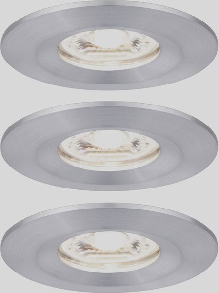 Paulmann 94305 EBL Nova mini Coin LED vestavné svítidlo, LED, 4 W, hliník, sada 3 ks