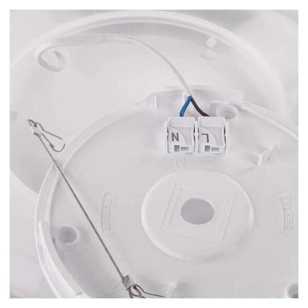 LED Stropní svítidlo FLORI LED/18W/230V 4000K černá pr. 29 cm