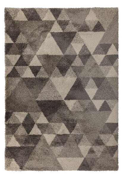 Flair Rugs, AKCE: 160x230 cm Kusový koberec Dakari Nuru Grey/Ivory, šedá, chodba / předsíň