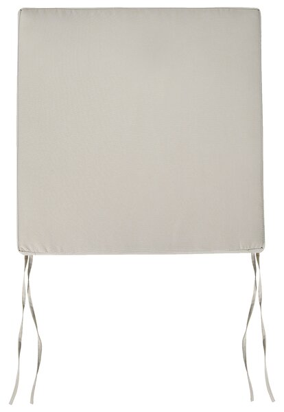 Sada 8 polštářů na zahradní židle SASSARI PREMIUM 46 x 46 cm Taupe