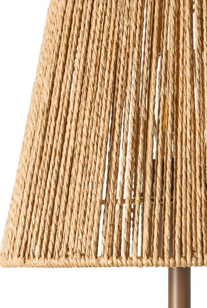 Stojací lampa HANGER Kov Hnědá