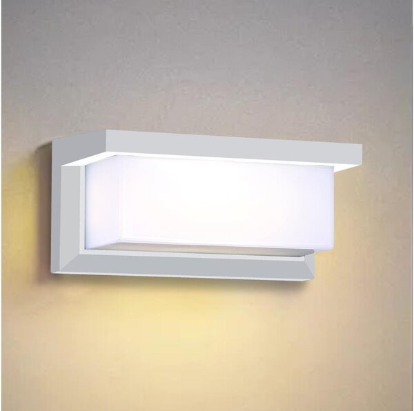 Brilagi - Venkovní nástěnné svítidlo BRICKY 1xE27/60W/230V bílá IP54