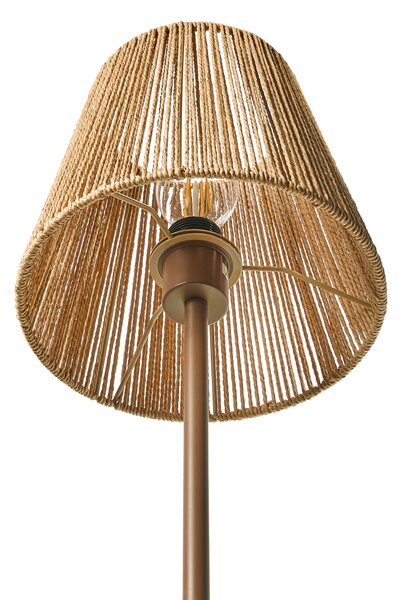 Stojací lampa HANGER Kov Hnědá