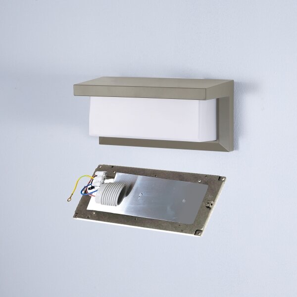 Brilagi - Venkovní nástěnné svítidlo BRICKY 1xE27/60W/230V šedá IP54
