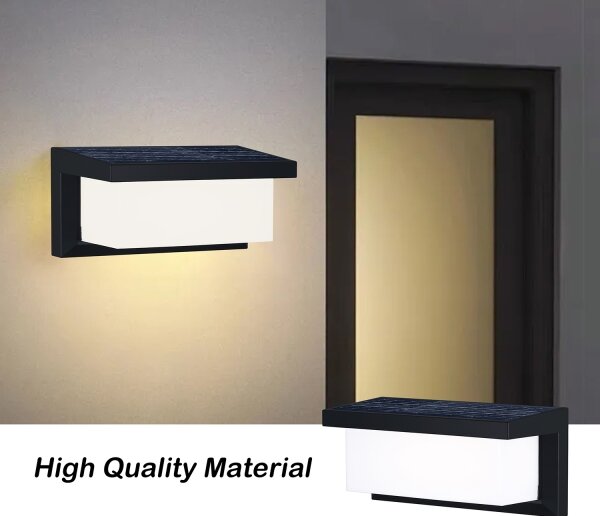 Brilagi - LED Solární nástěnné svítidlo se senzorem BRICKY LED/5W/6V IP65