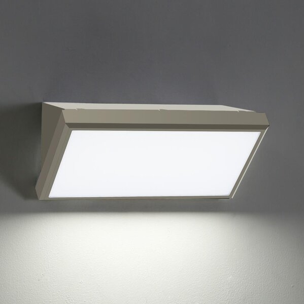 Brilagi - LED Venkovní nástěnné svítidlo TRIANGLE LED/20W/230V šedá IP65