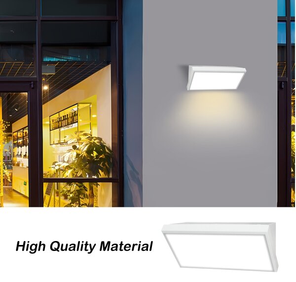 Brilagi - LED Venkovní nástěnné svítidlo TRIANGLE LED/20W/230V bílá IP65