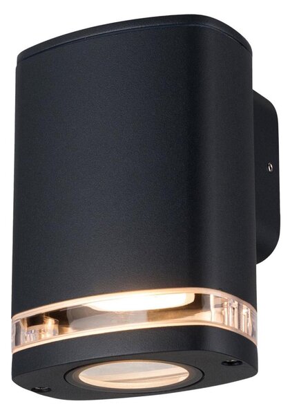 Kanlux 38884 - Venkovní nástěnné svítidlo ZEVI 1xGU10/10W/230V IP54 černá