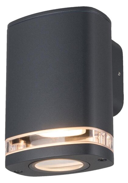 Kanlux 38885 - Venkovní nástěnné svítidlo ZEVI 1xGU10/10W/230V IP54 antracit