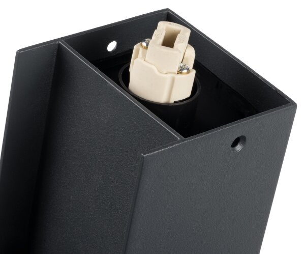 Kanlux 38760 - Venkovní nástěnné svítidlo DASTEN 1xG9/11W/230V IP44 antracit