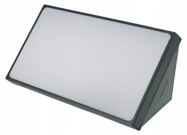 LED Venkovní nástěnné svítidlo se senzorem LED/20W/230V IP65 šedá
