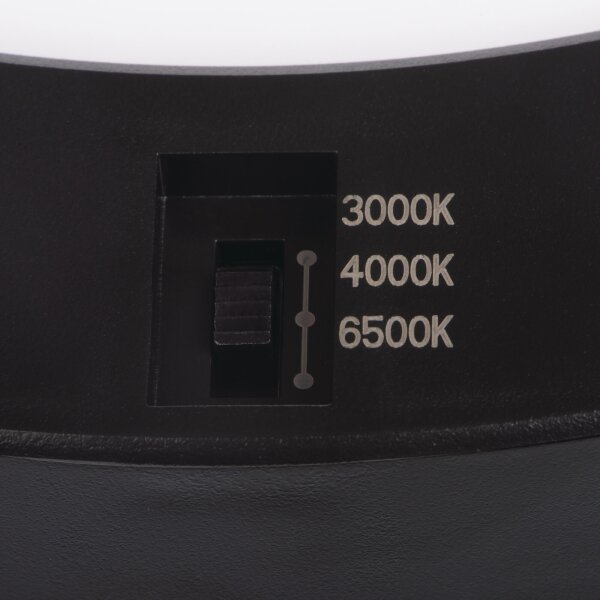 Kanlux 24605 - LED Svítidlo se senz. 2v1 ERGA LED/17W/230V 3000/4000/6500K černá