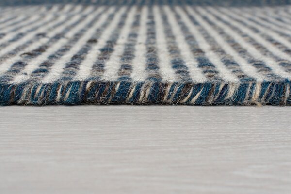 Flair Rugs, Ručně tkaný kusový běhoun Indira Blue, 60x200, modrá, chodba / předsíň