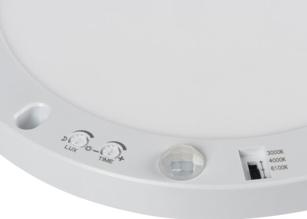 Kanlux 24606 - LED Svítidlo se senz. 2v1 ERGA LED/17W/230V 3000/4000/6500K bílá