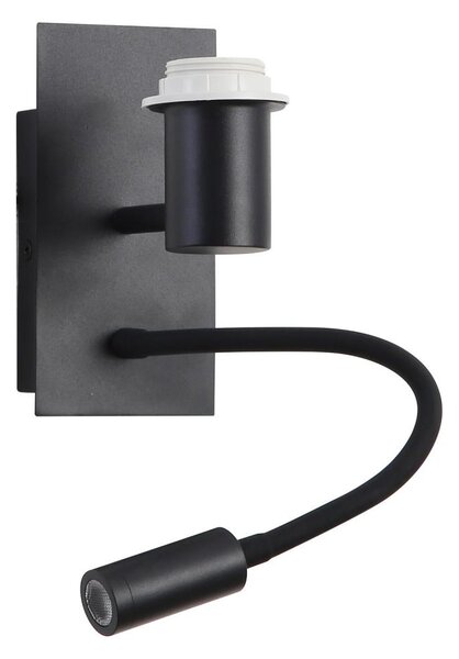 Brilagi - LED Flexibilní nástěnná lampa NUBILA 1xE27/25W/230V + LED/3W černá
