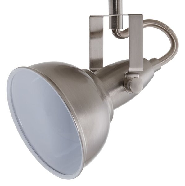 BRILO 2049012 Bodové svítidlo pr. 10 cm 1x E14 40W satén-bílé (starý kód: BRILO 2049-012) - BRILO