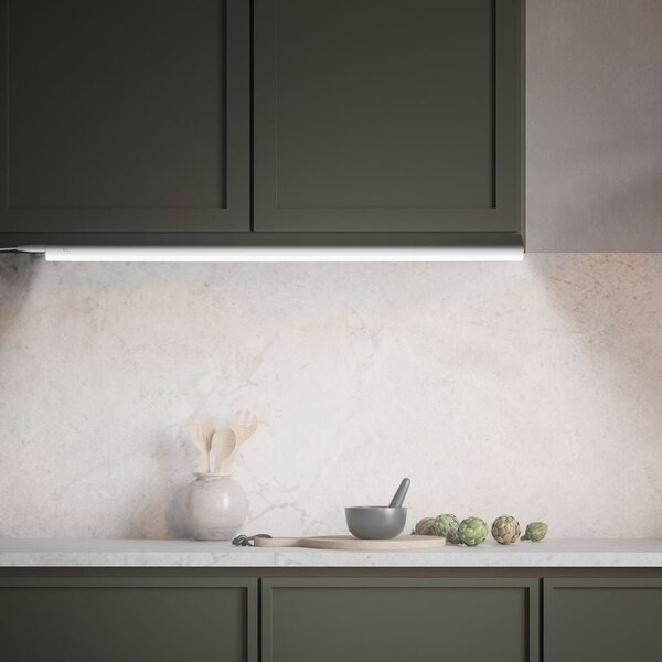 BRILO 2379-106 LED skříňkové svítidlo 87,3 cm 10W 1100lm bílé - BRILO