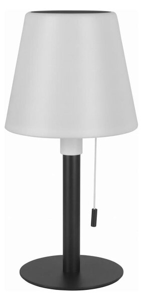 LED Stmívatelná solární lampa LED/2W/5V USB 1200 mAh IP44 bílá/černá